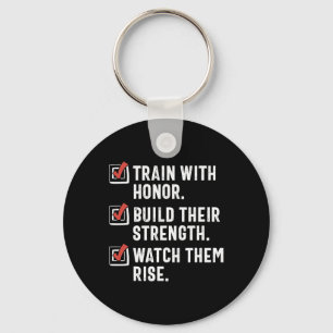 Funny Martial Arts Teacher Karate Instructor Sense Keychain