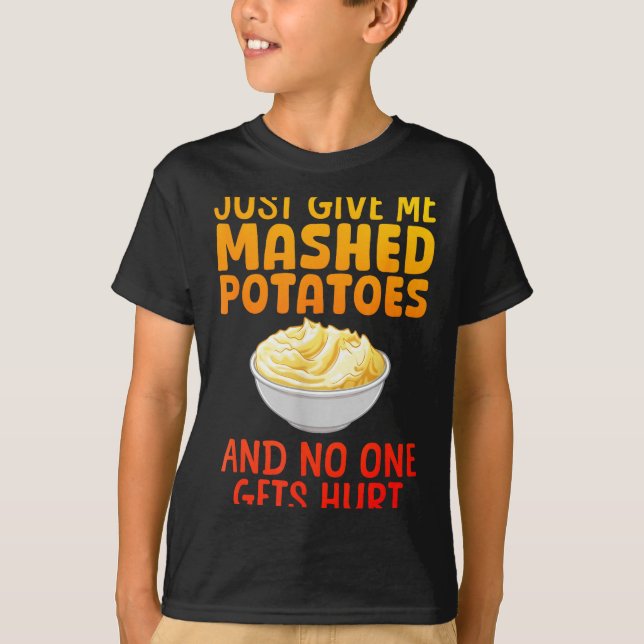 Funny Mashed Tato Design For Men Women Mash Mashed T-Shirt (Front)
