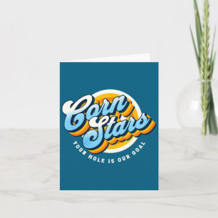 Funny Matching Cornhole Uniforms Corn Stars Cornst Card