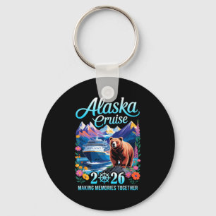 Funny matching family friends and group alaska keychain