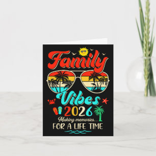 Funny matching family reunion 2026 making memories card