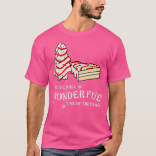 Funny Matching Pajamas Christmas Tree Cake s Desig T-Shirt