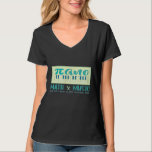 Funny Math and Music Inspired Piano Pun Music Love T-Shirt<br><div class="desc">Funny Math and Music Inspired Piano Pun Music Lovers</div>