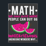 Funny Math Calculation Humour Back to School Postcard<br><div class="desc">Funny Math Calculation Humour Back to School.</div>