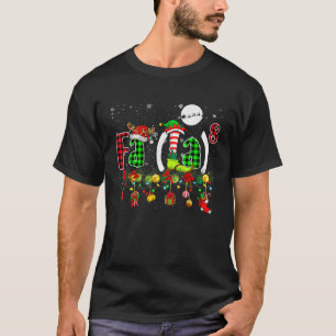 Funny Math Functions Calculator Santa Reindeer Elf T-Shirt