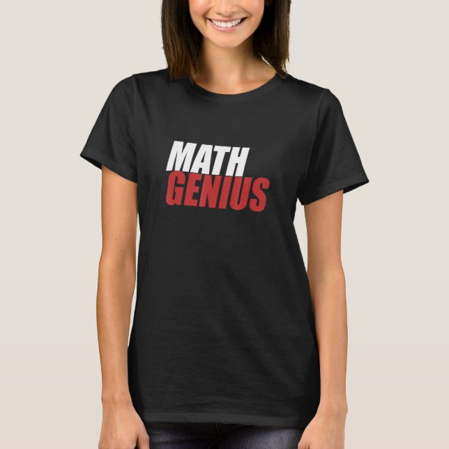 Funny Math Genius T-Shirt Pi Day (Front)
