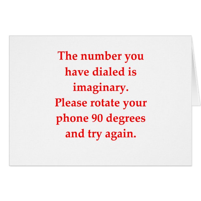 funny math joke (Front Horizontal)
