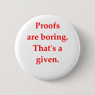 funny math joke 2 inch round button
