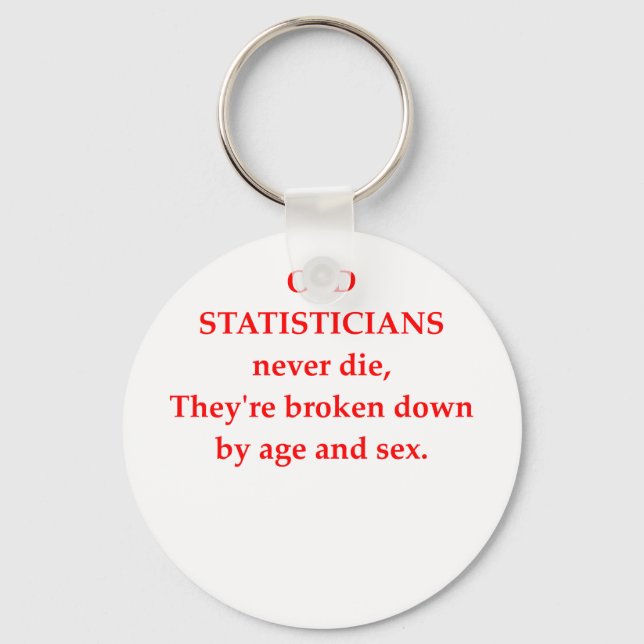 funny math joke keychain (Front)