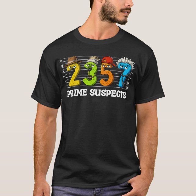 Funny Math Numbers T-Shirt (Front)