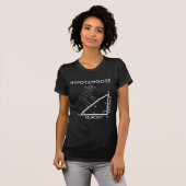 Funny Math Pun Moose Hypotenuse Mathematician. T-Shirt (Front Full)