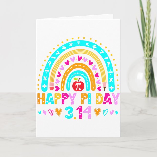 Funny Math Pun Six Seven Grid Valentines Humor  Card (Front)
