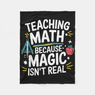 Funny Math Teacher Algebra Lover Back To School Fleece Blanket