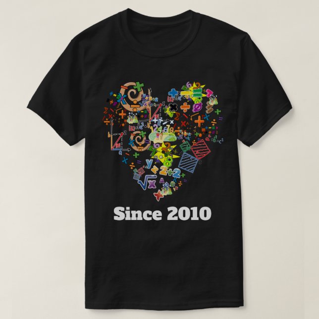 Funny Math Teacher Definition Retired Math Teacher T-Shirt (Design Front)