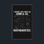 Funny Math Teacher Mathematics Nerd Business Card<br><div class="desc">Math Lover Quote for Mathematician. Funny Math Teacher Mathematics Nerd.</div>