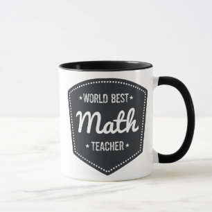 Funny Math Teacher - World Best Math Teacher Mug