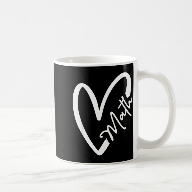 Funny Mathematician Teacher Kids Physicist I Love  Coffee Mug (Right)