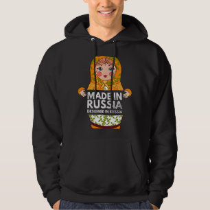 Funny Matryoshka Nesting Doll Stacking Russian Dol Hoodie