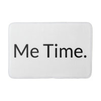 Funny Me Time Quote White Black Typography 