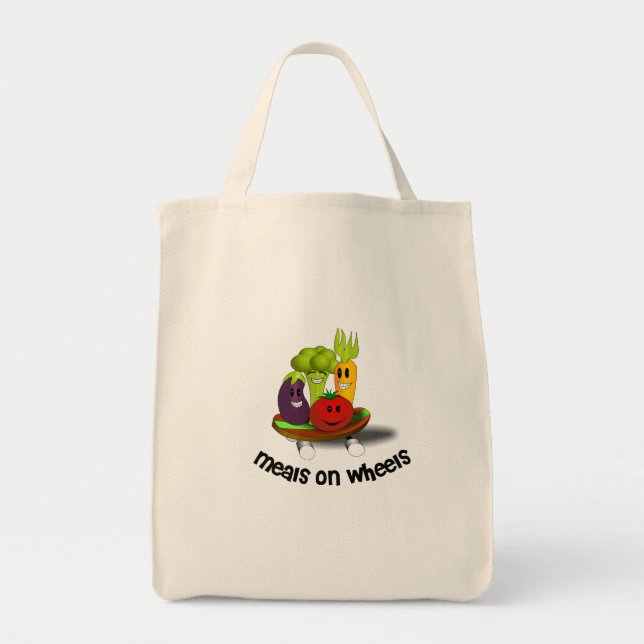Funny Meals on Wheels Tote Bag (Front)