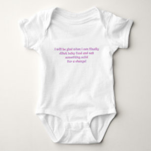 Funny Mealtime Baby Bodysuit