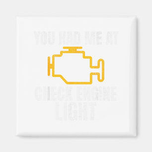 Funny Mechanic Check Engine Light Car Auto Repair Magnet