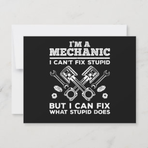 Funny Mechanic for Men Dad Car Auto Diesel Automob