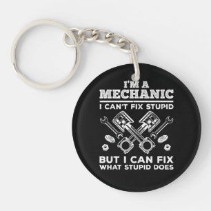 Funny Mechanic for Men Dad Car Auto Diesel Automob Keychain