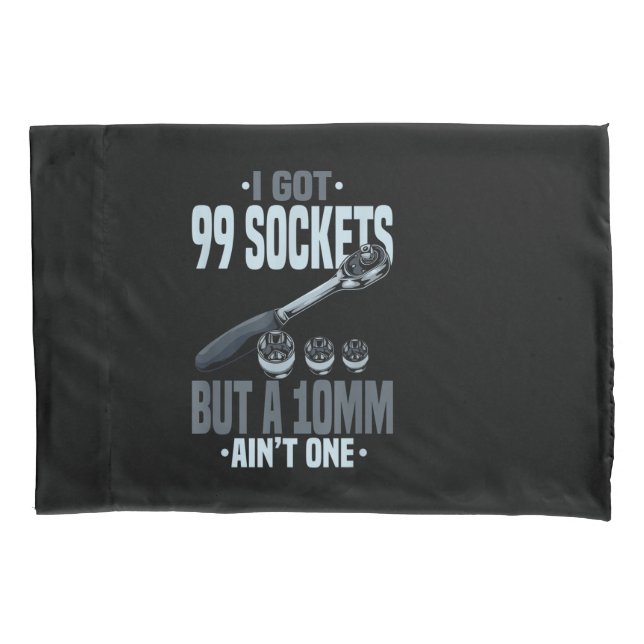 Funny Mechanic Gift For A Car Mechanic Pillowcase (Front)