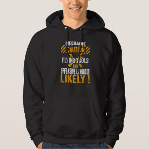 Funny Mechanic Maintenance Man Garage Cars Technic Hoodie