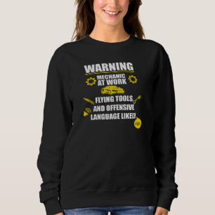 Funny Mechanic Mechanic Hourly Rate Garage Work Sweatshirt