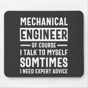 Funny Mechanical  Engineer Gift Mouse Pad