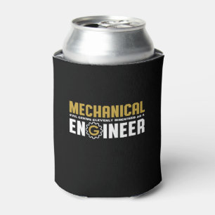 Funny Mechanical Engineering Geek Engineer Student Can Cooler