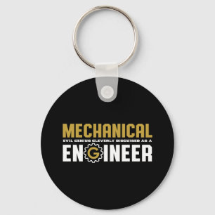Funny Mechanical Engineering Geek Engineer Student Keychain
