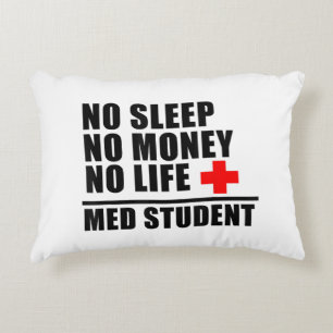 Funny Med School T ShirtTrust Me Im Almost A Docto Accent Pillow
