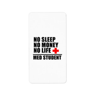 Funny Med School T ShirtTrust Me Im Almost A Docto Label