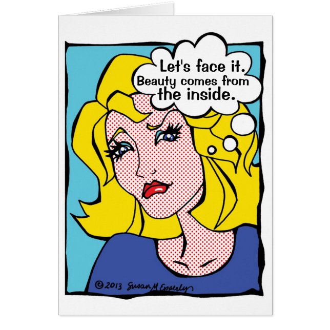 Funny Med Spa Comic Book Woman (Front)