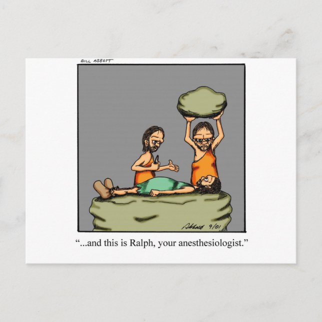 Funny Medical Gifts! Postcard (Front)