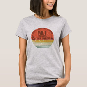 Funny medical lab tech mlt vintage sunset T-Shirt