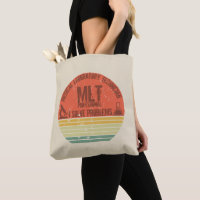 Funny medical lab tech mlt vintage sunset
