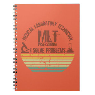 Funny medical lab tech notebook