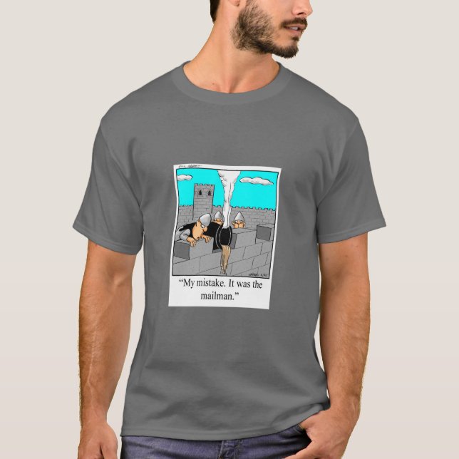  Funny Medieval Humour Tee Shirt (Front)