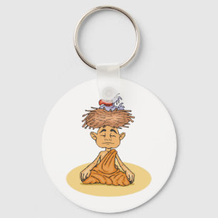 Funny Meditation Keychain