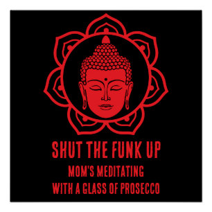 funny meditation signs