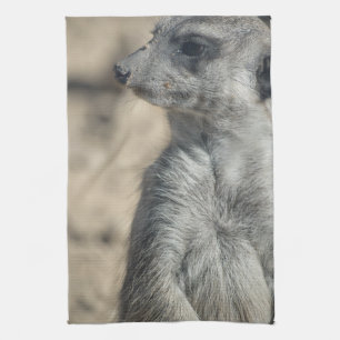 Funny Meerkat Kitchen Towel