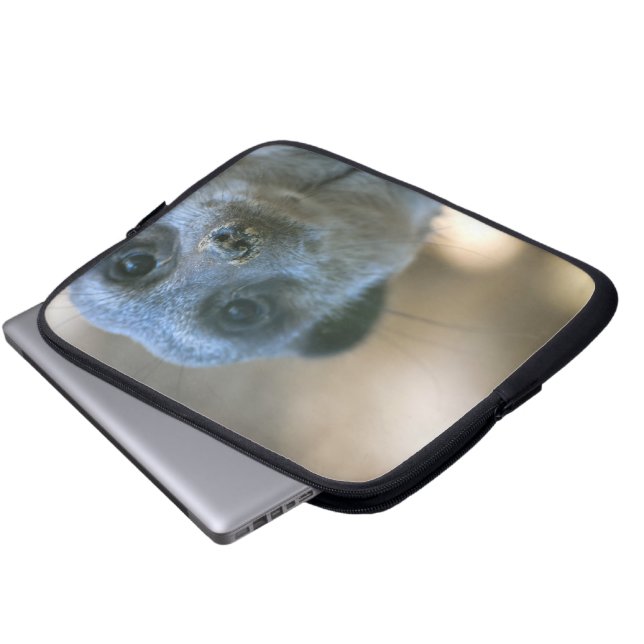 Funny Meerkat Laptop Sleeve (Front Bottom)