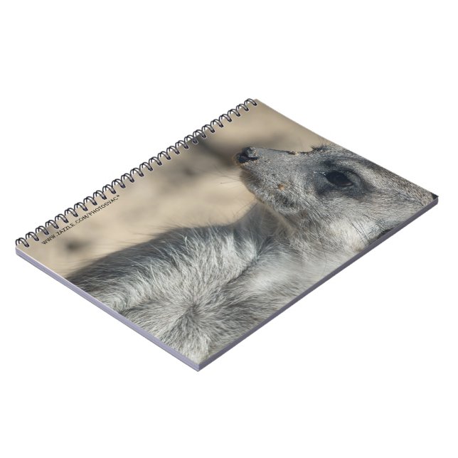 Funny Meerkat Notebook (Left Side)