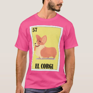 Funny Meican Dogs Designel Corgi743 T-Shirt