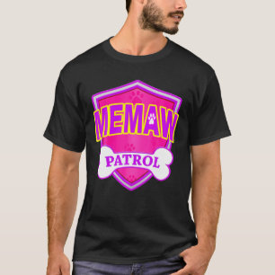 Funny Memaw Patrol Dog Mom, Dad For Men Women T-Shirt