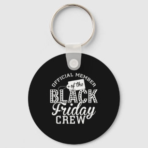 Funny Member Of The Friday Shopng Crew Christmas  Keychain